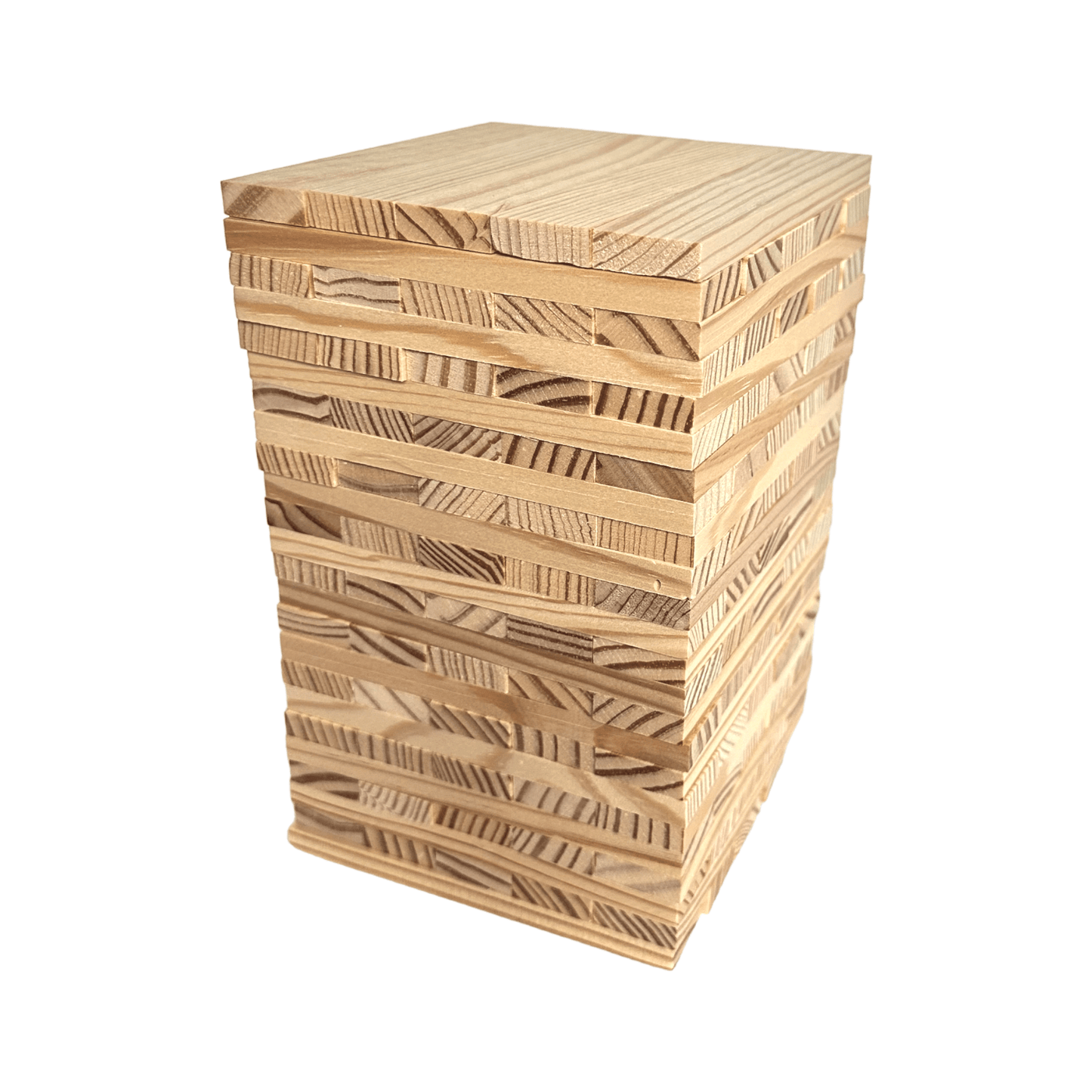 120 Pcs Natural Wooden Building Planks Set - The Nurturing Nook