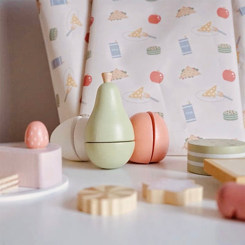 24 Pcs Wooden Picnic Pack Play Set - The Nurturing Nook