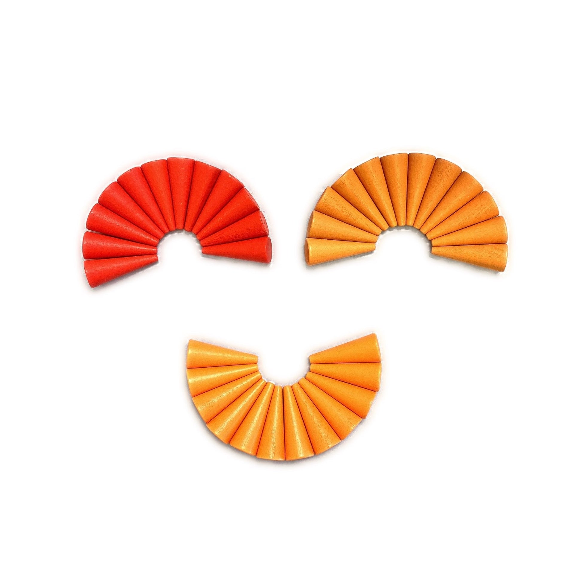 324 Pcs Mandala Loose Parts with Wooden Tray Open - ended Play Set - The Nurturing Nook