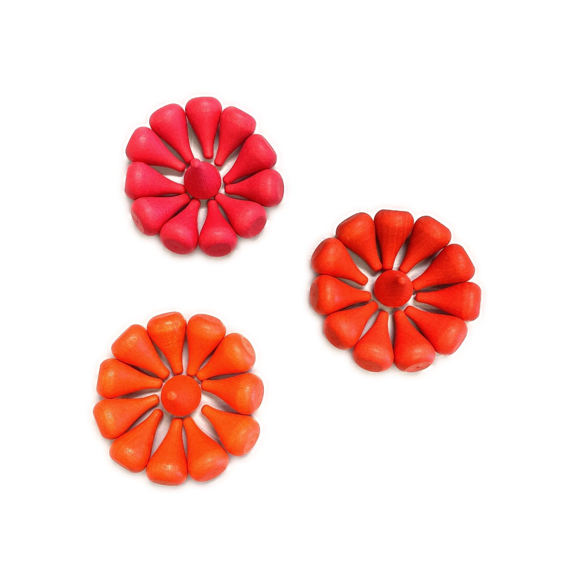 324 Pcs Mandala Loose Parts with Wooden Tray Open - ended Play Set - The Nurturing Nook