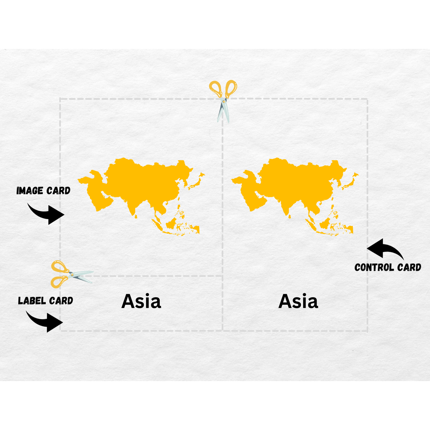 7 Continents Montessori 3 - Part Cards | Nomenclature Cards | Educational Printable Cards - The Nurturing Nook