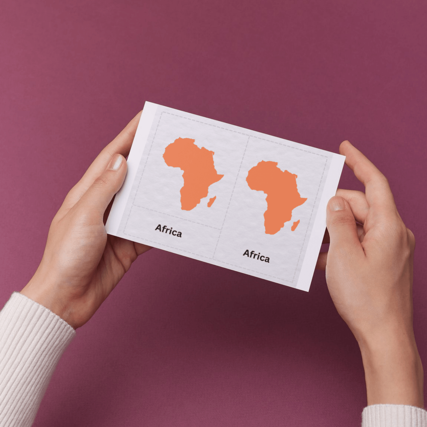 7 Continents Montessori 3 - Part Cards | Nomenclature Cards | Educational Printable Cards - The Nurturing Nook