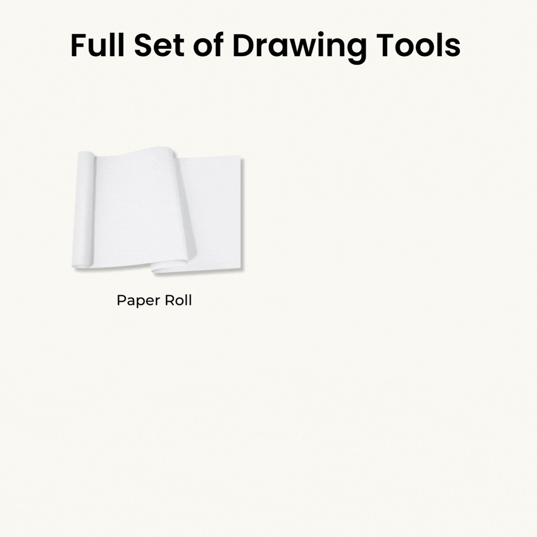 Tiny Land® Magnetic easel for kids – wooden art board