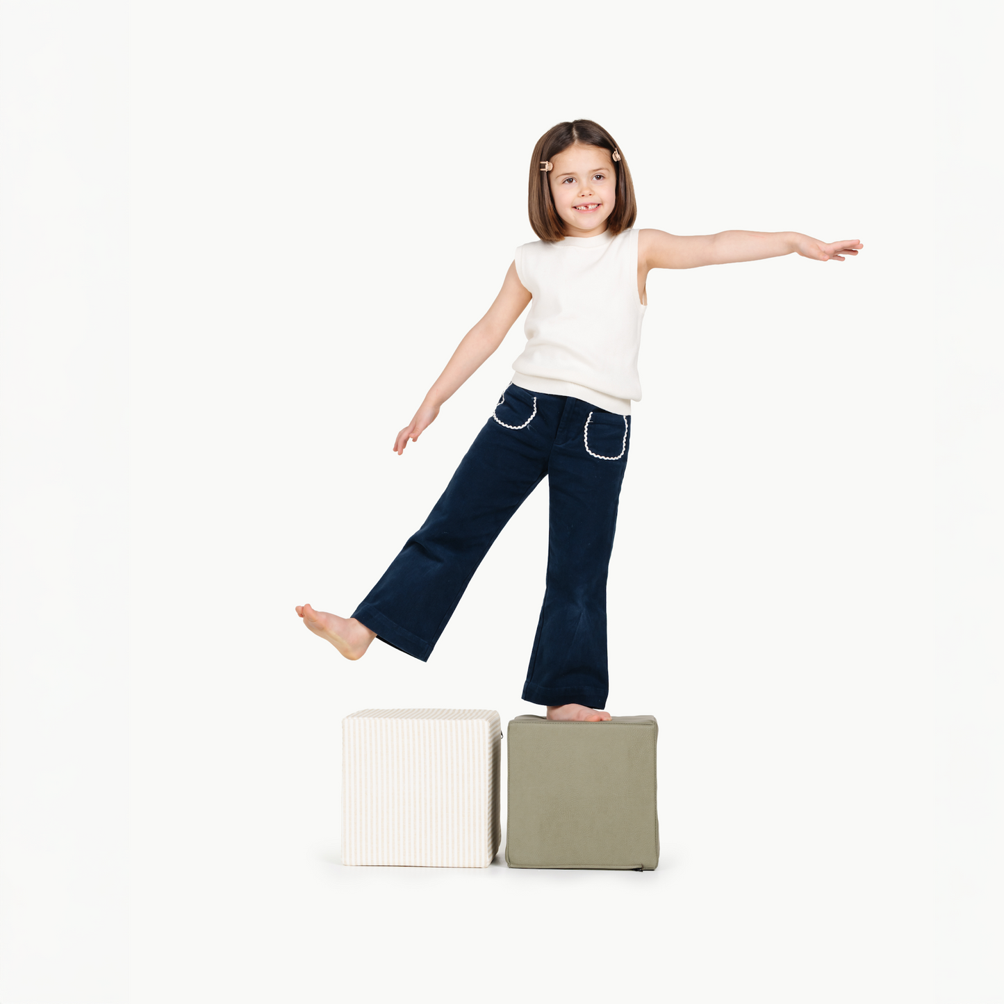 Stackable soft play cubes – set of 2