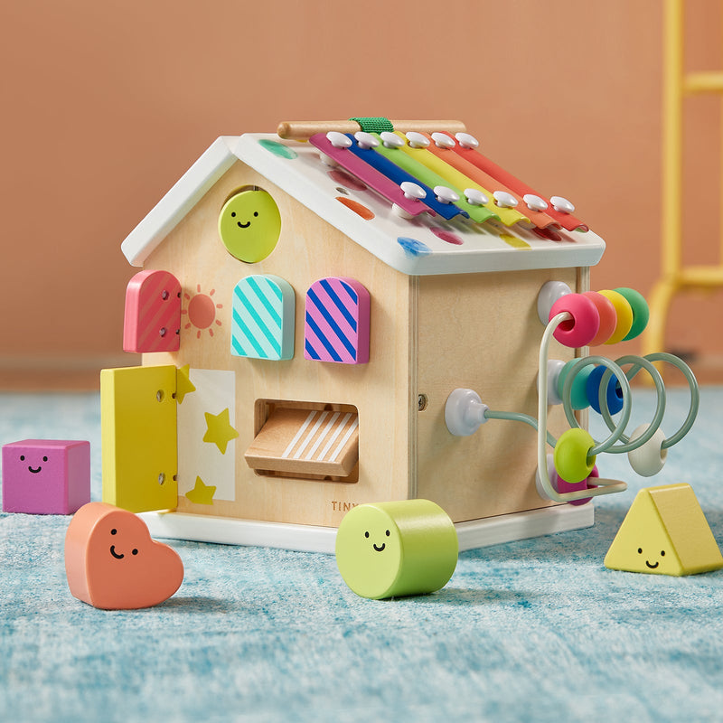 Tiny Land® Cottage Activity Cube - Rainbow