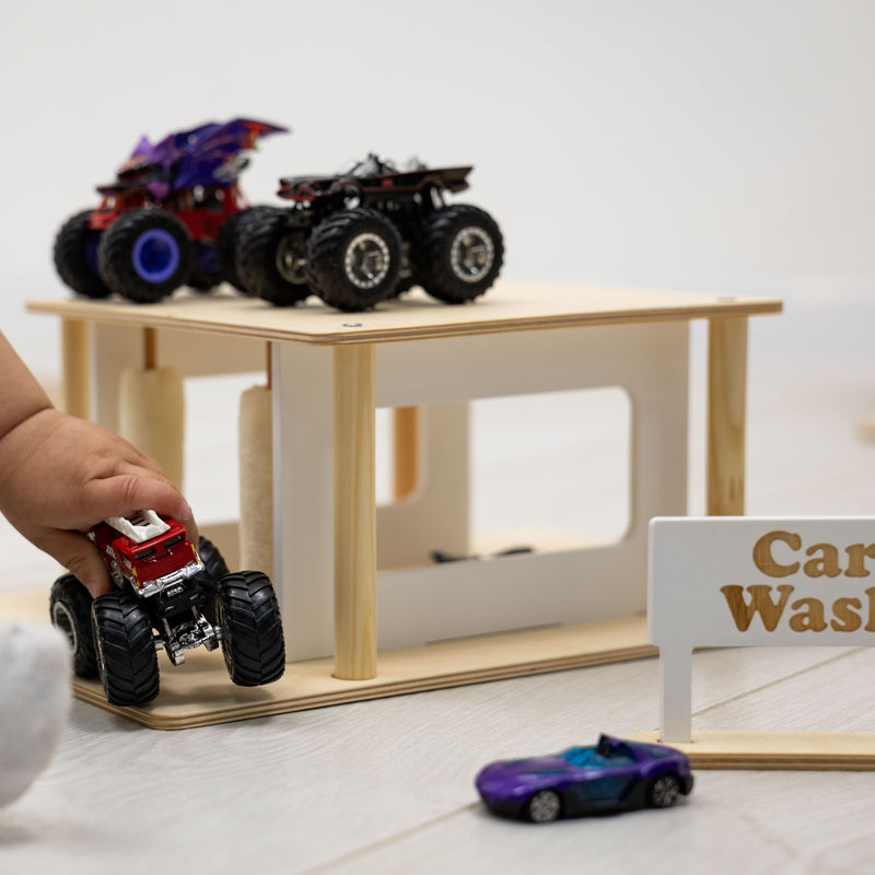 Wooden Car Wash Toy