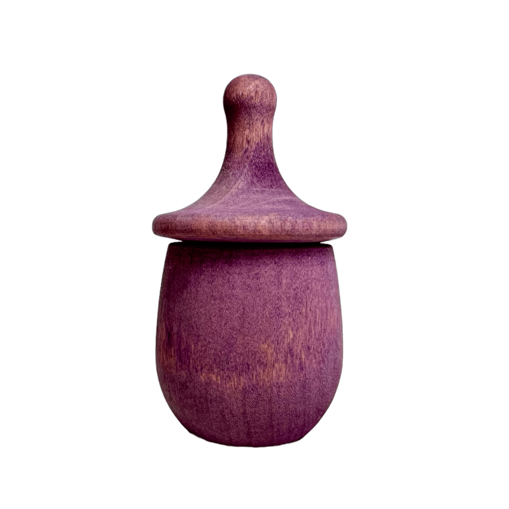 A set of 6 STAINED Little Thing Wooden Treasure Box in Stained Pastel/Macaron Colors - The Nurturing Nook