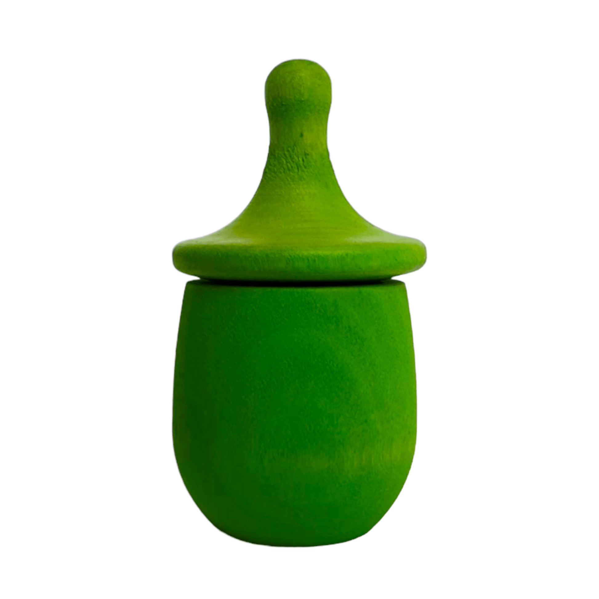 A set of 6 STAINED Little Thing Wooden Treasure Box in Stained Primary Rainbow Colors - The Nurturing Nook