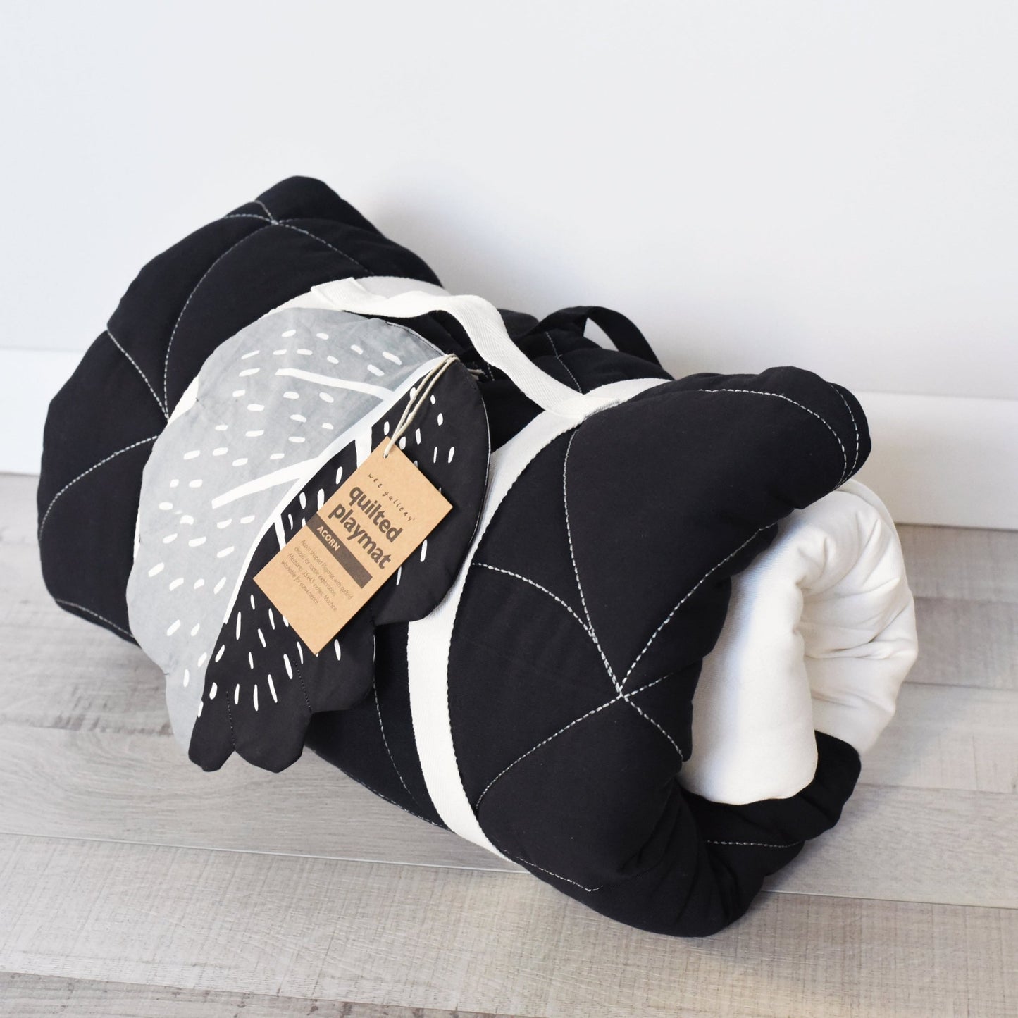 Acorn playmat – quilted sensory mat for babie - The Nurturing Nook