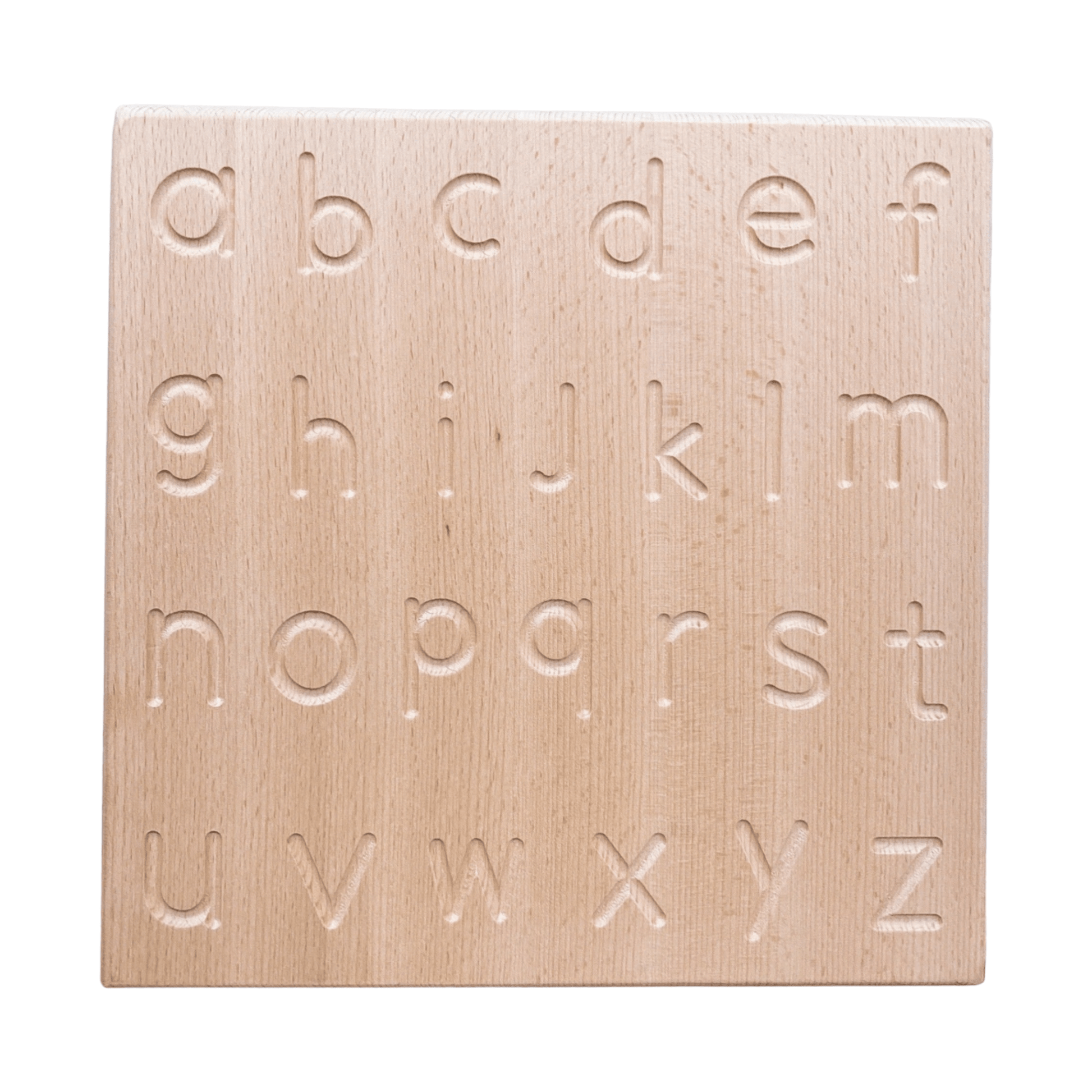 Alphabet Wooden Tracing Board Reversible ABC Learning & Education Aid - The Nurturing Nook