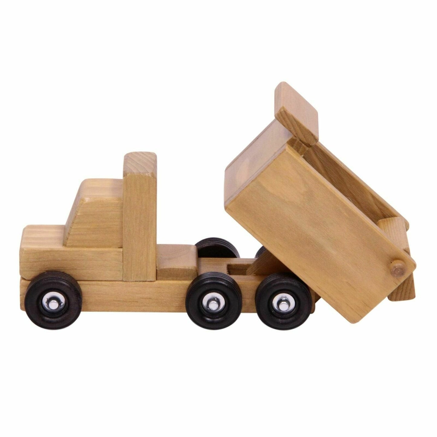 Amish - Made Wooden Toy Dump Truck, Kid - Safe Finish - The Nurturing Nook