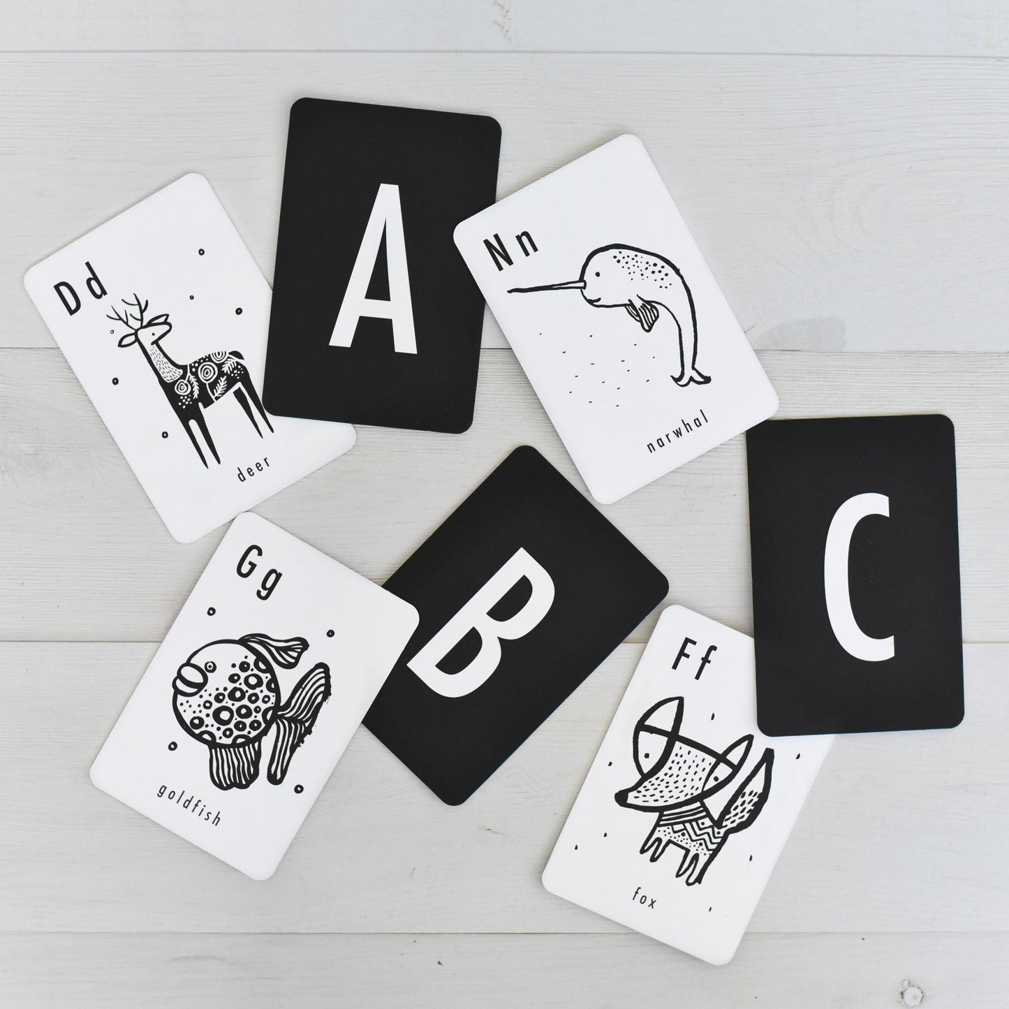 Animal Alphabet Cards - The Nurturing Nook