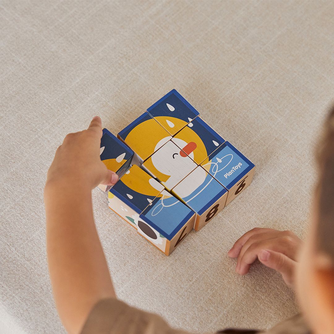 Animal Puzzle Cubes - The Nurturing Nook