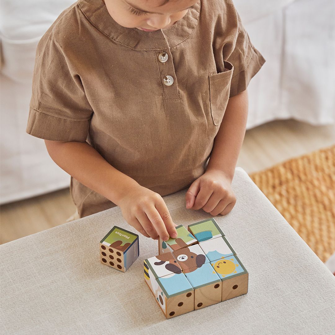 Animal Puzzle Cubes - The Nurturing Nook