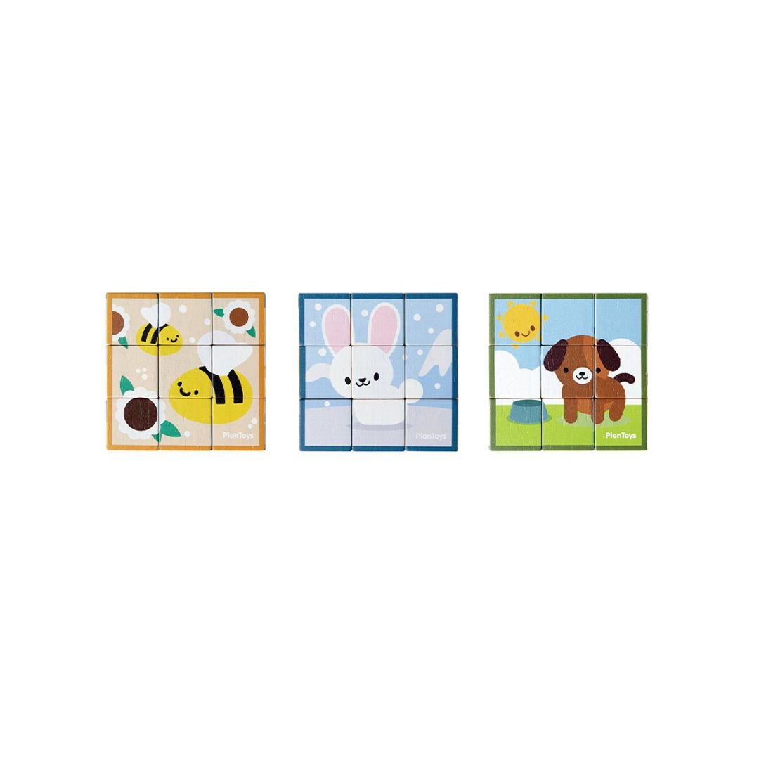 Animal Puzzle Cubes - The Nurturing Nook