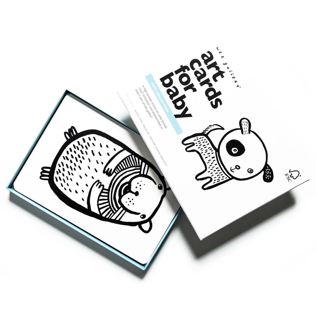 Art Cards for Baby - Pets Collection - The Nurturing Nook