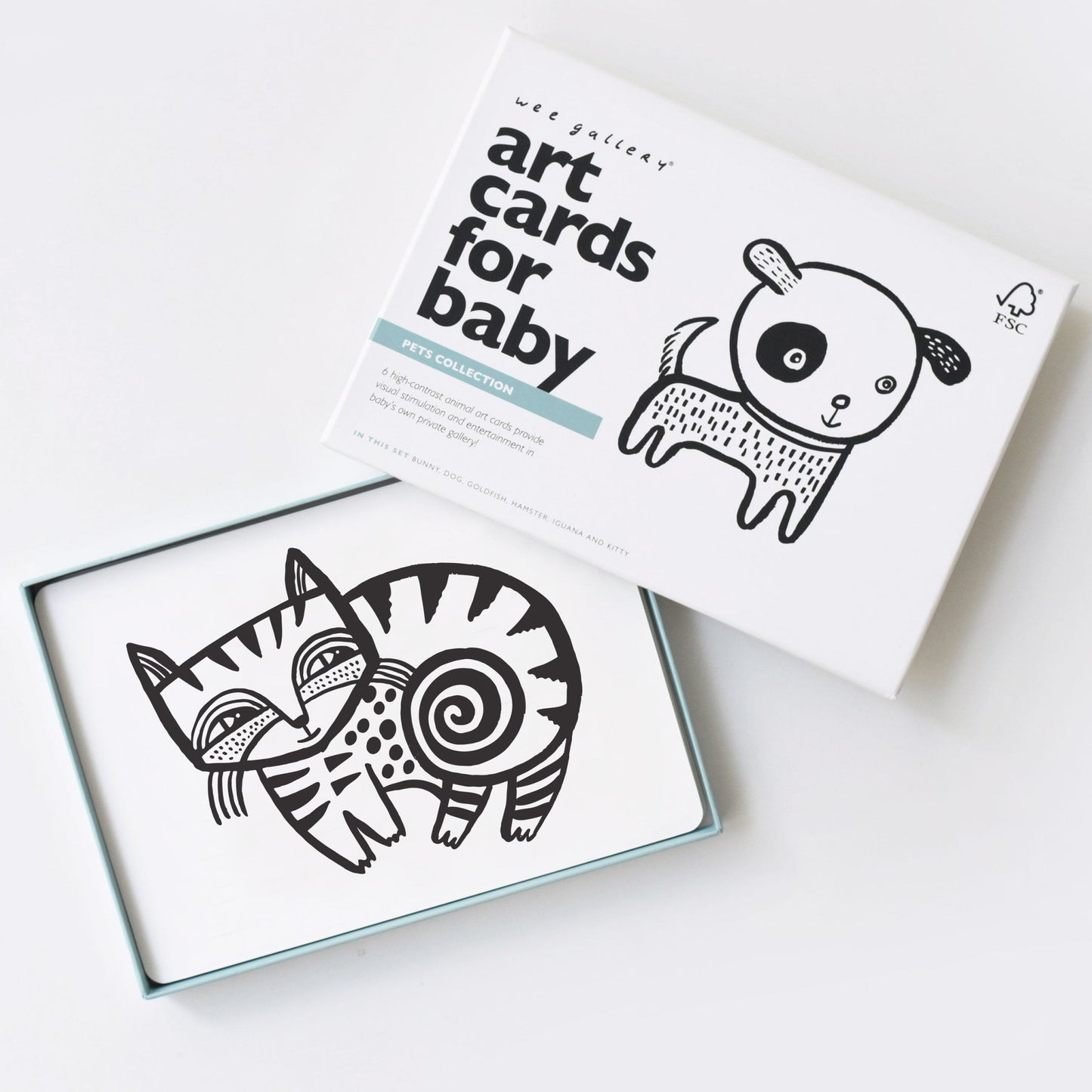Art Cards for Baby - Pets Collection - The Nurturing Nook
