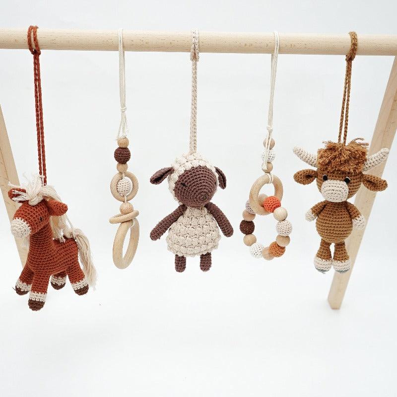 Baby Activity Gym & Crochet Toys - The Nurturing Nook