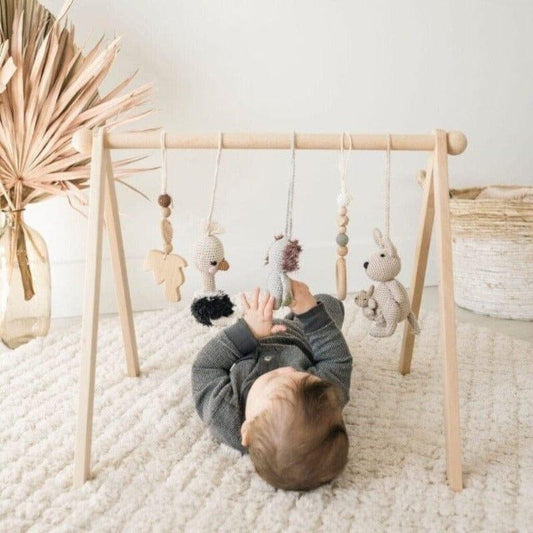 Baby Activity Gym & Crochet Toys - The Nurturing Nook