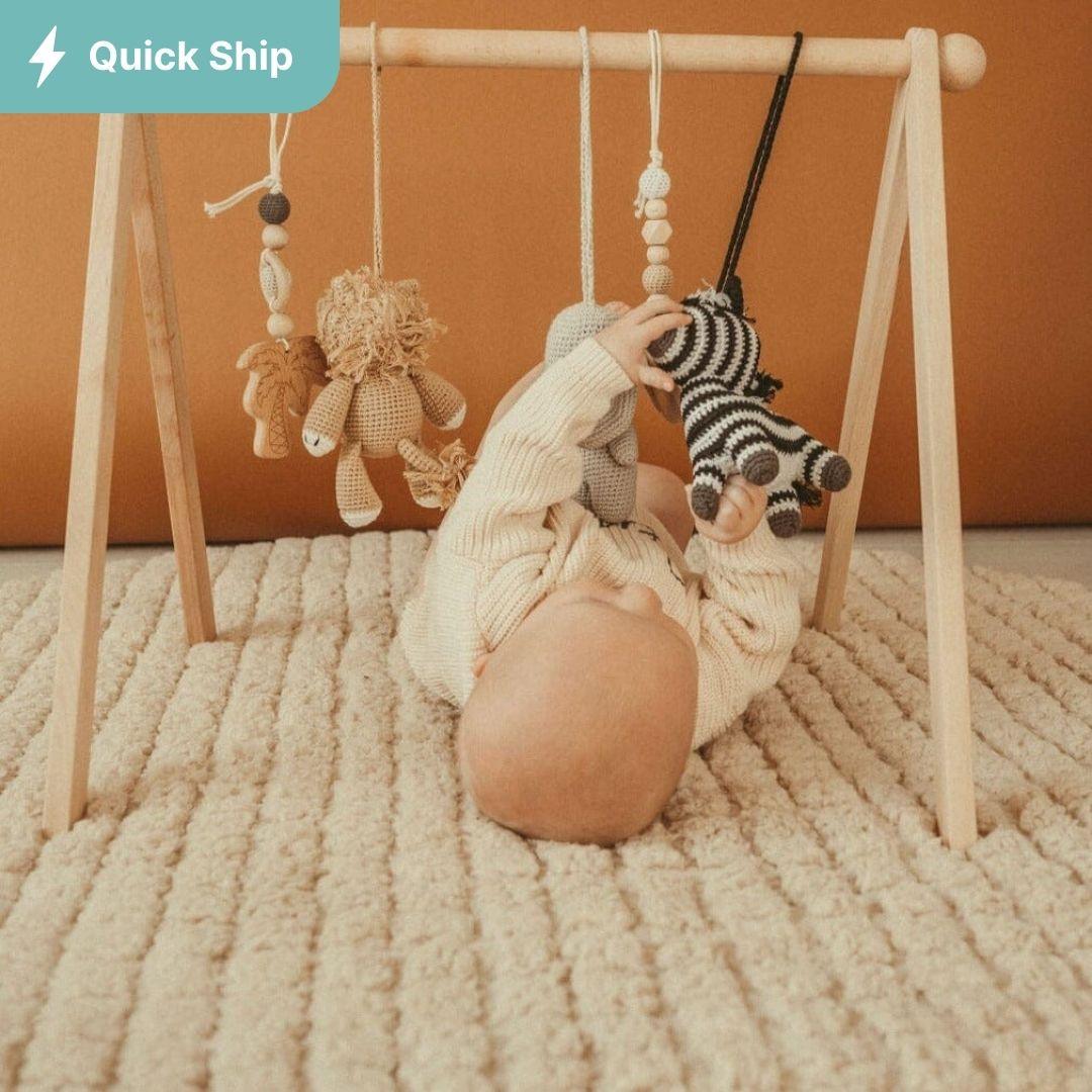 Baby Activity Gym & Crochet Toys - The Nurturing Nook