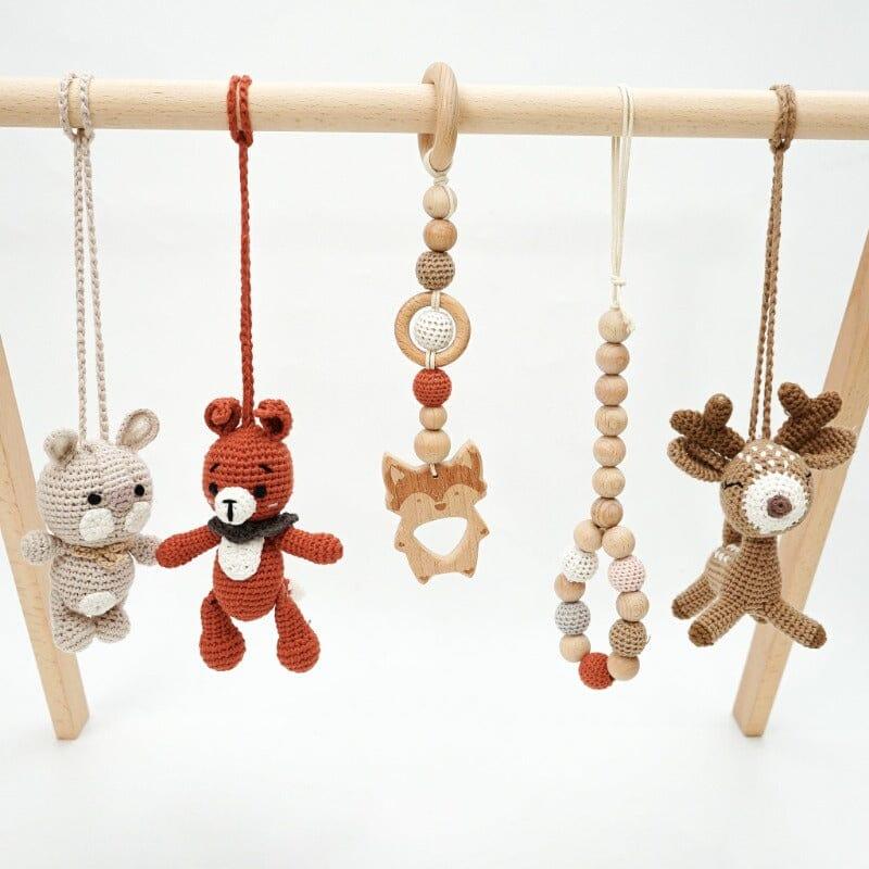 Baby Activity Gym & Crochet Toys - The Nurturing Nook