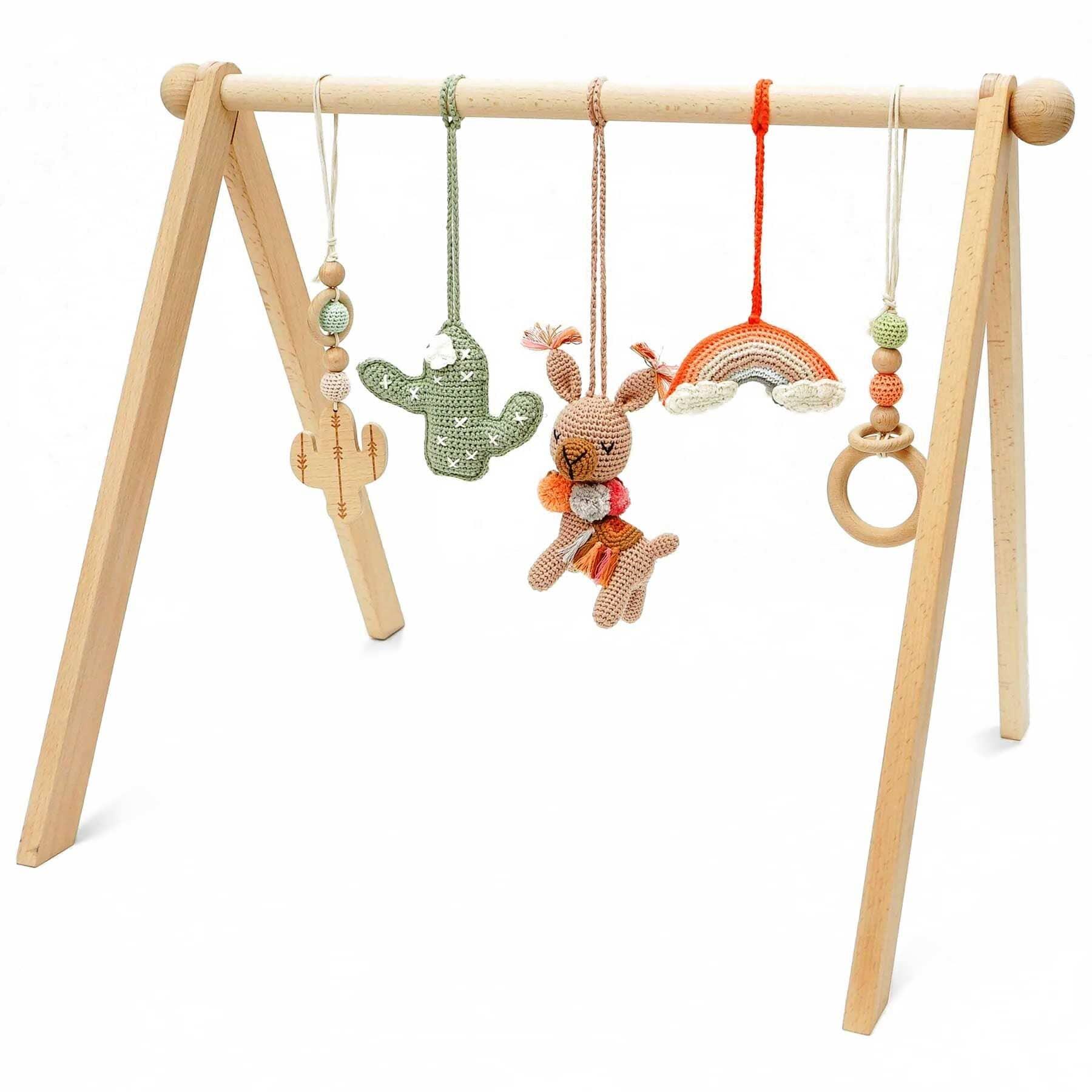 Baby Activity Gym & Crochet Toys - The Nurturing Nook