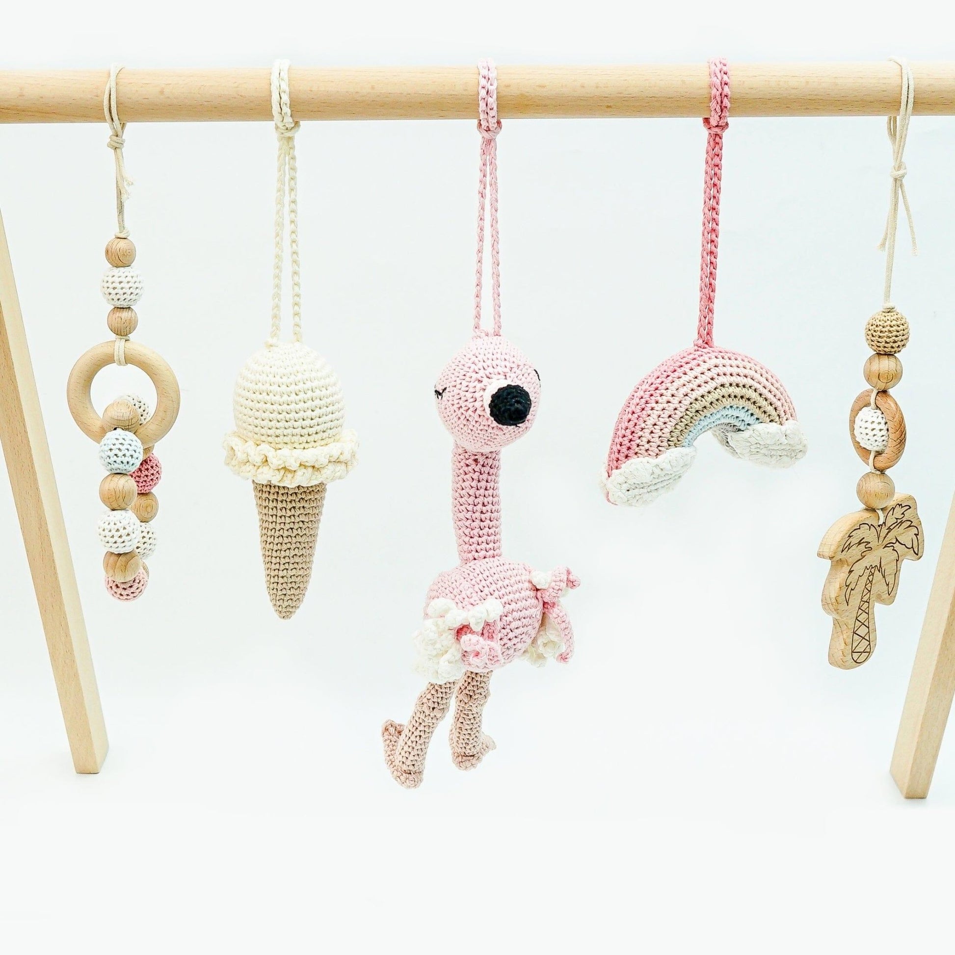 Baby Activity Gym & Crochet Toys - The Nurturing Nook