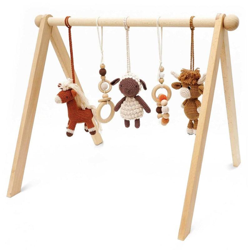 Baby Activity Gym & Crochet Toys - The Nurturing Nook