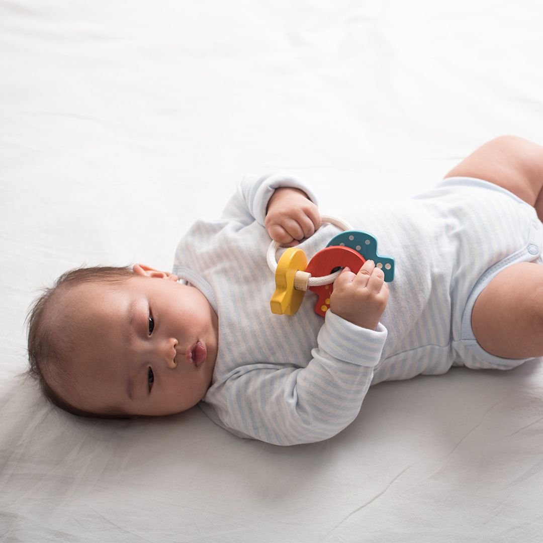 Baby Key Rattle - The Nurturing Nook