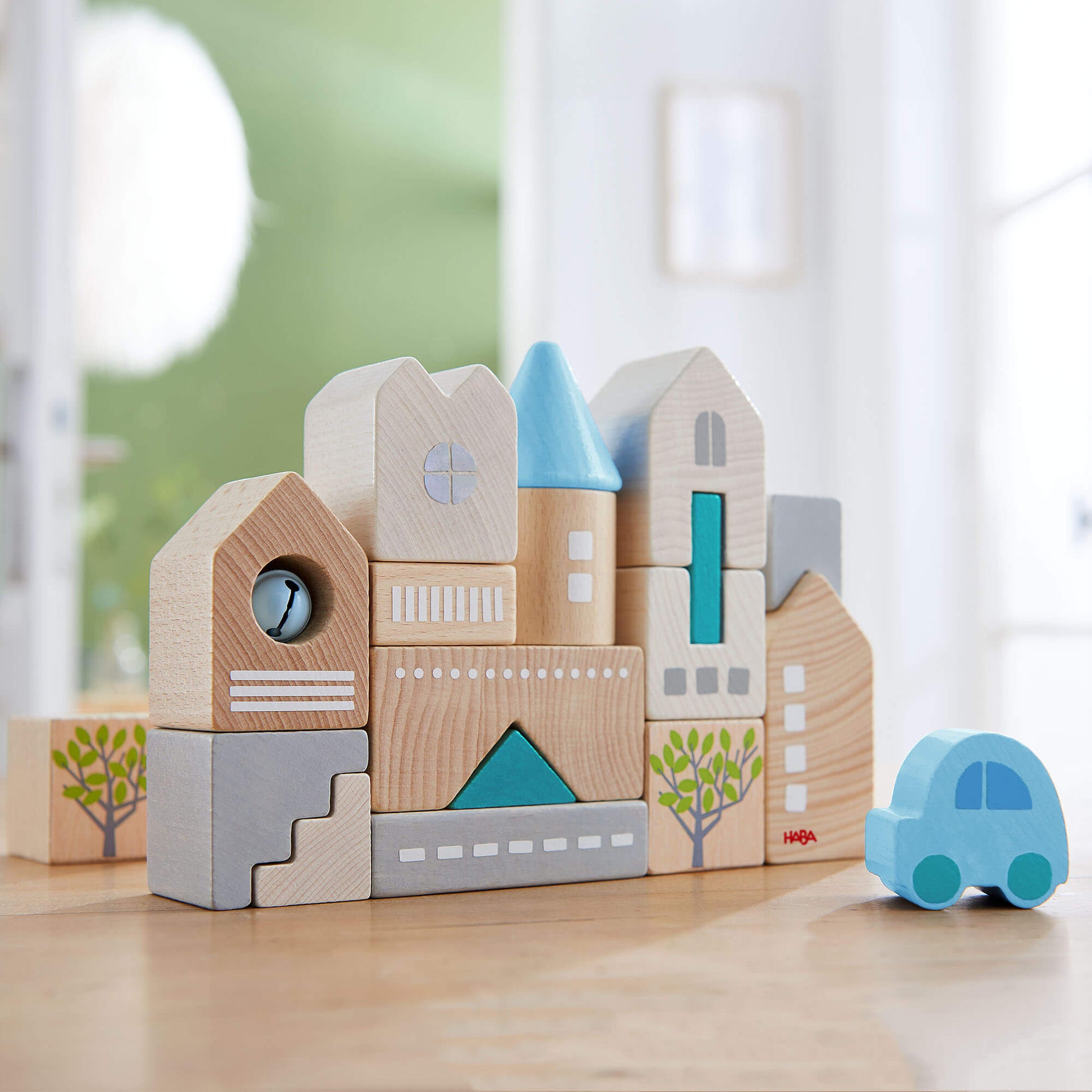 Bad Rodach 18 Piece Wooden Building Blocks - The Nurturing Nook