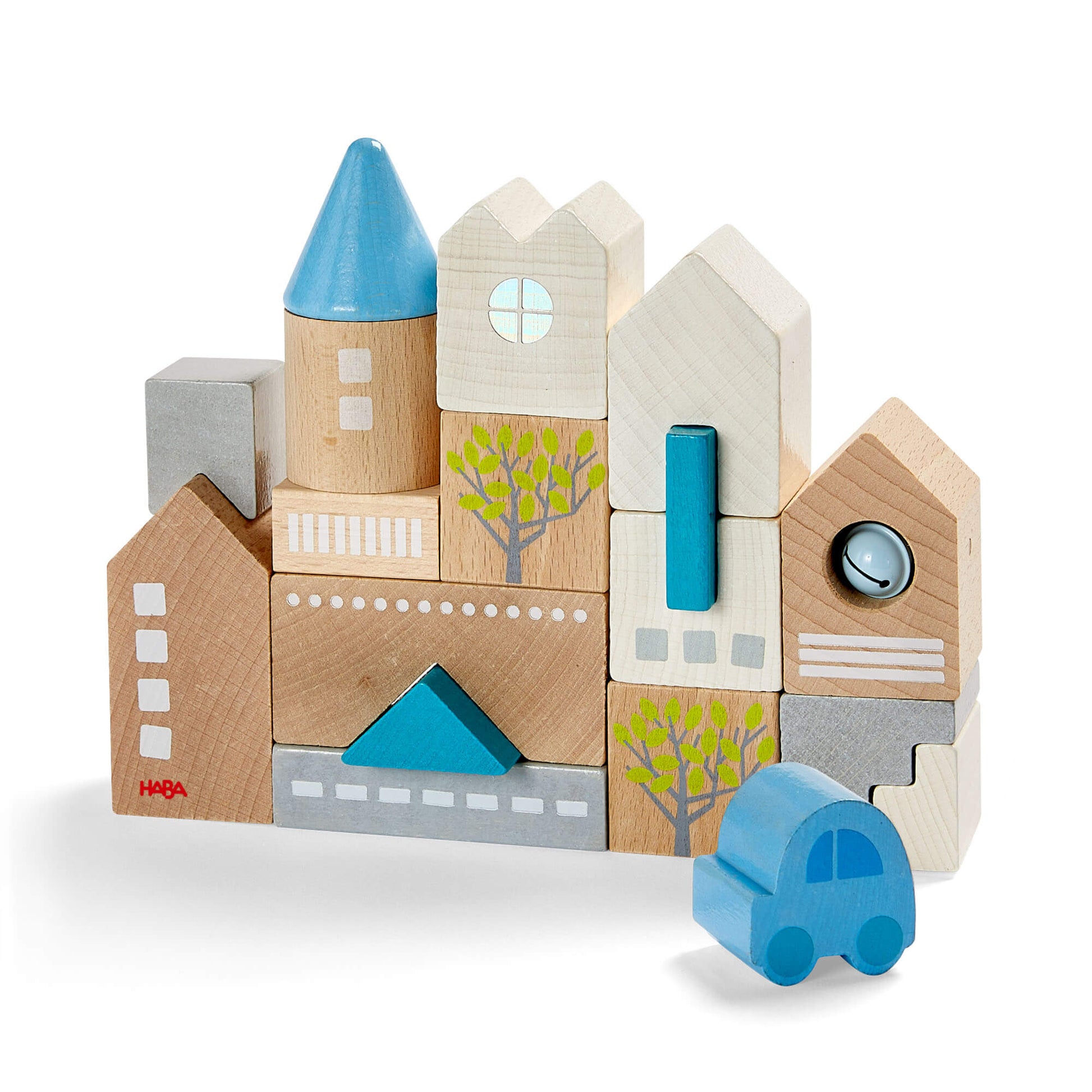 Bad Rodach 18 Piece Wooden Building Blocks - The Nurturing Nook
