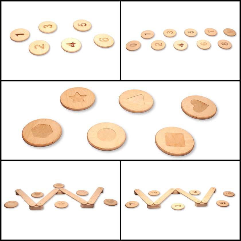 Balance Beam and Stepping Stones Set - The Nurturing Nook