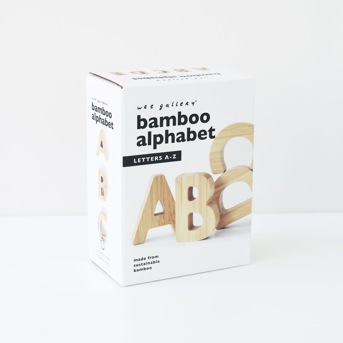 Bamboo alphabet set - The Nurturing Nook