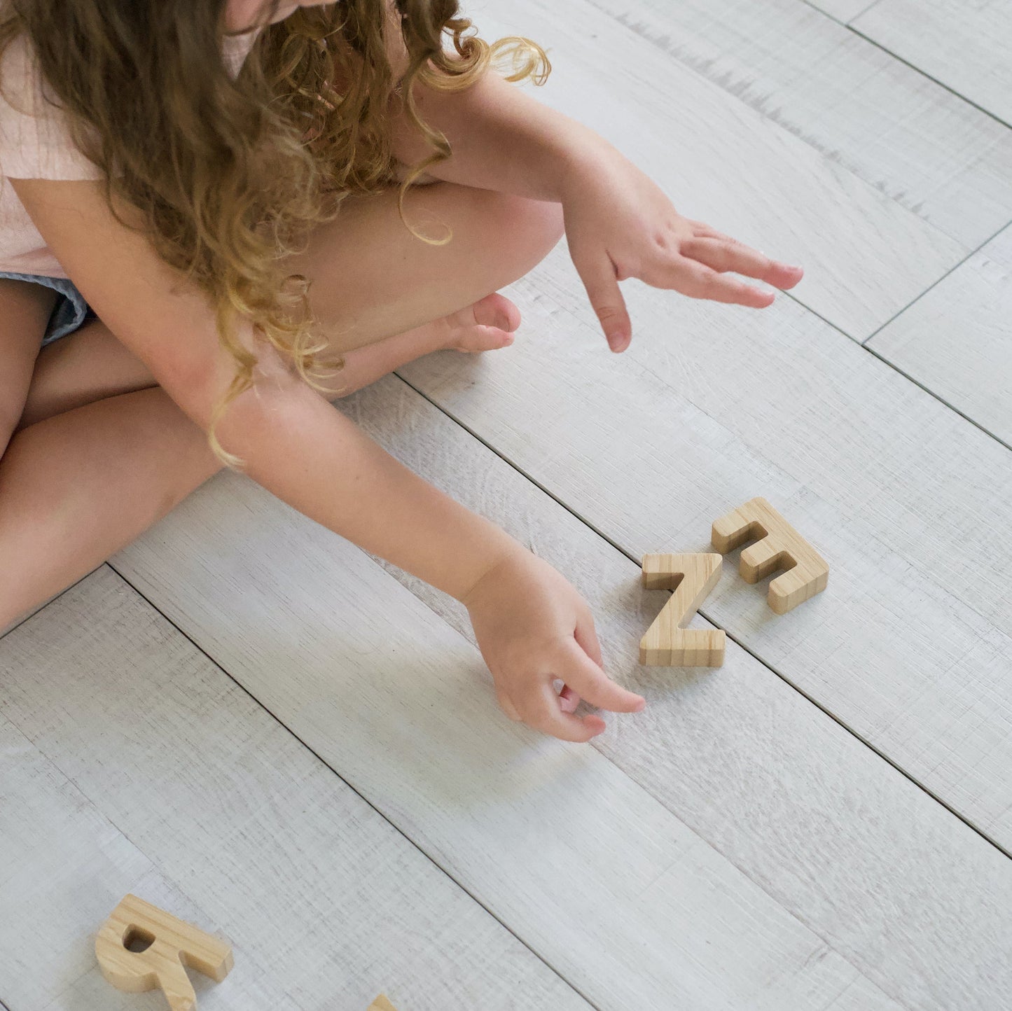 Bamboo alphabet set - The Nurturing Nook