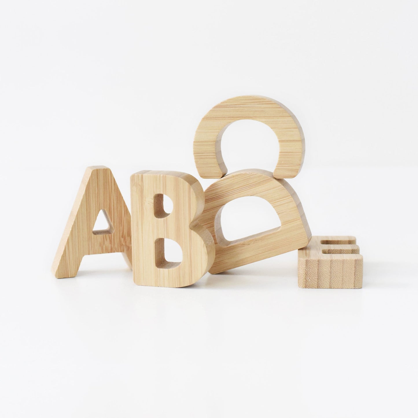 Bamboo alphabet set - The Nurturing Nook