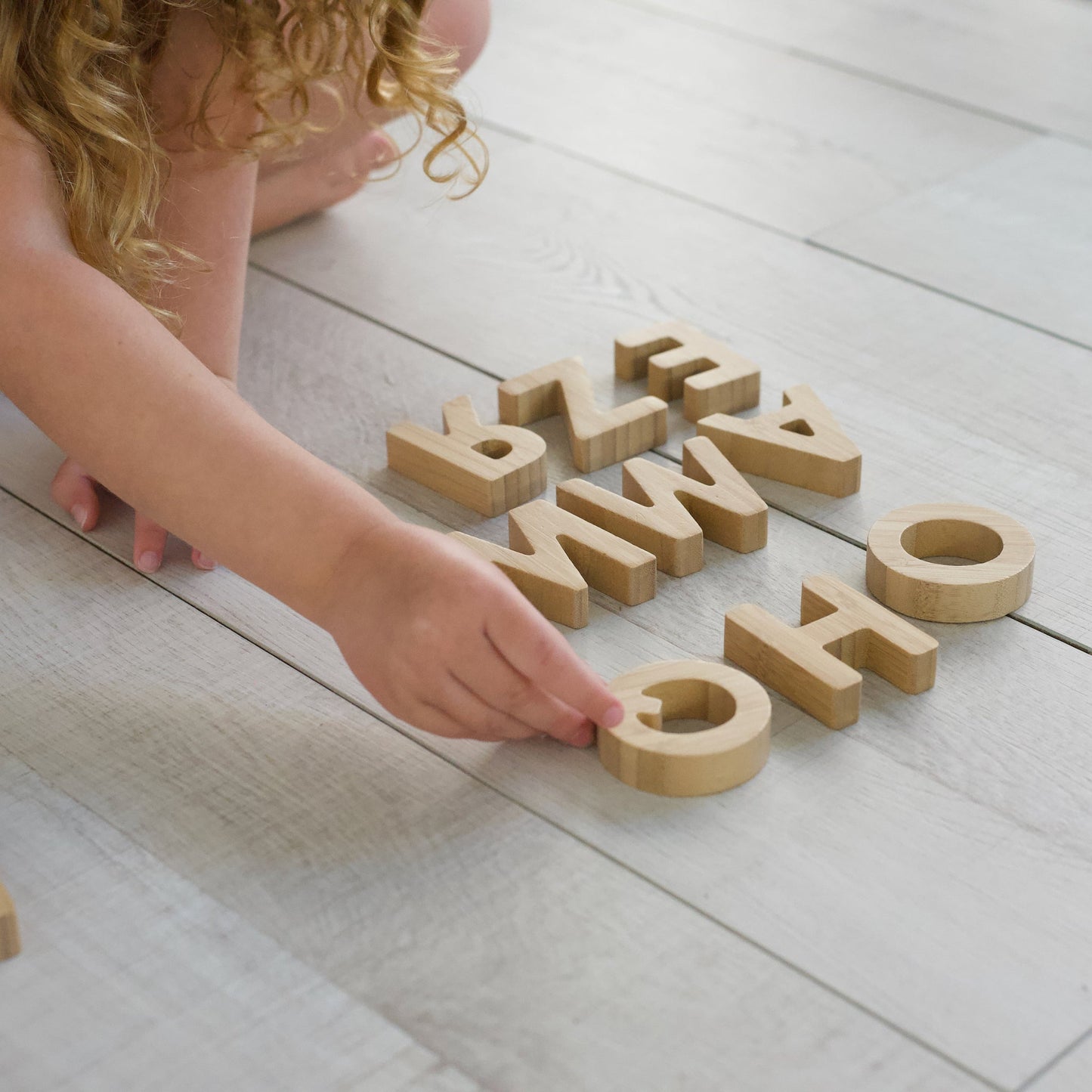 Bamboo alphabet set - The Nurturing Nook