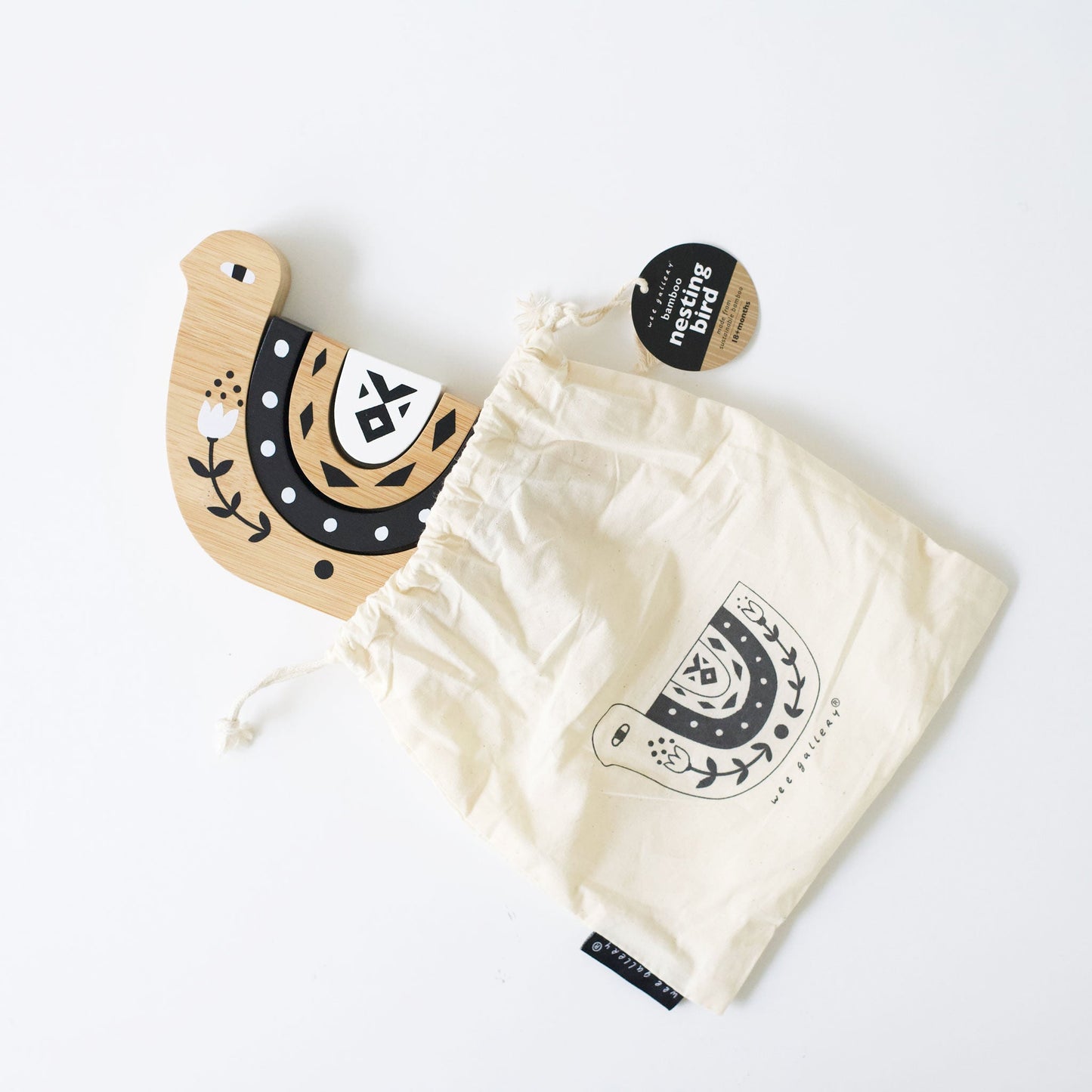 Bamboo Nesting Bird - The Nurturing Nook