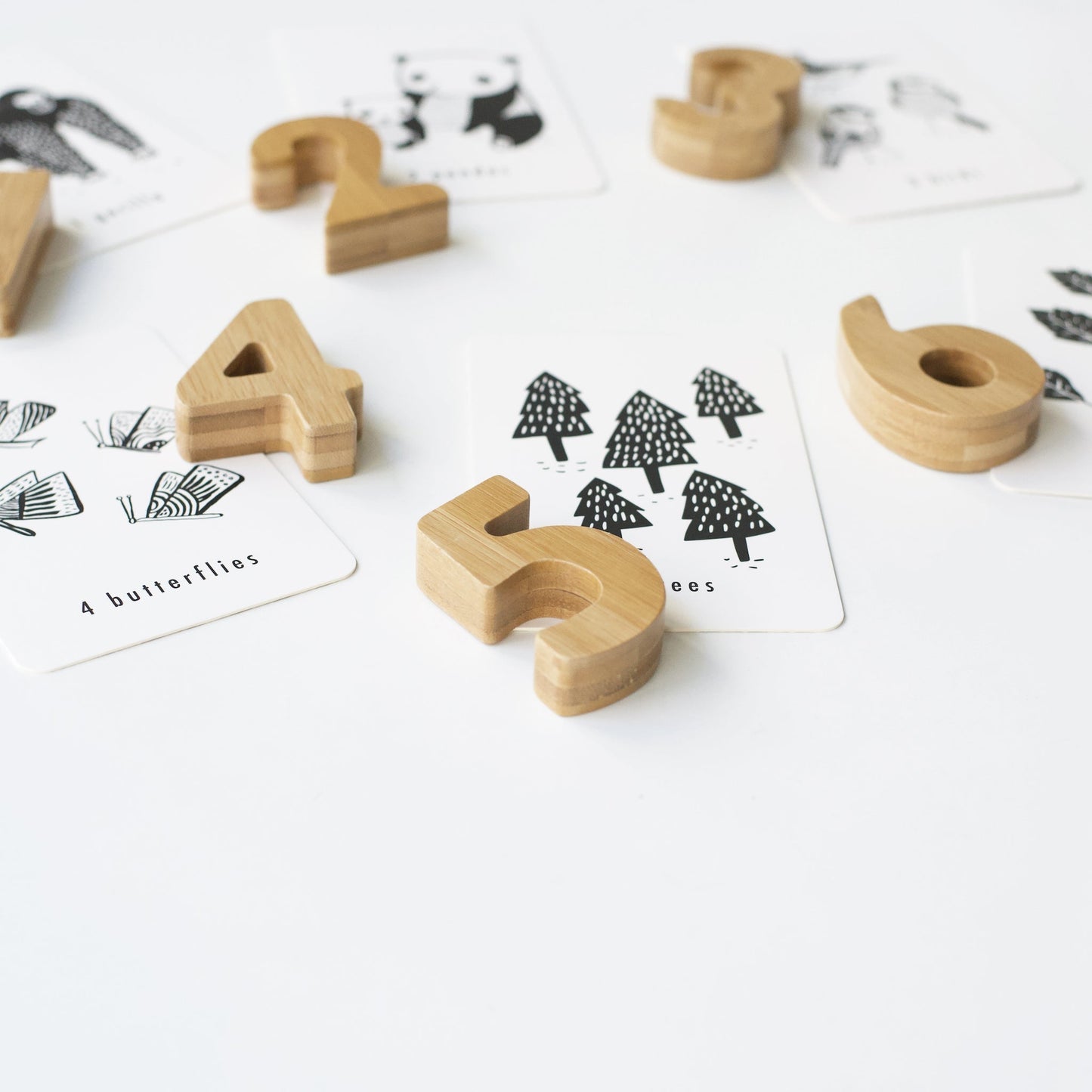 Bamboo number set - The Nurturing Nook