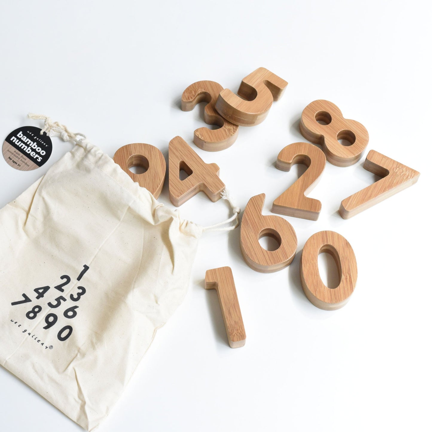 Bamboo number set - The Nurturing Nook