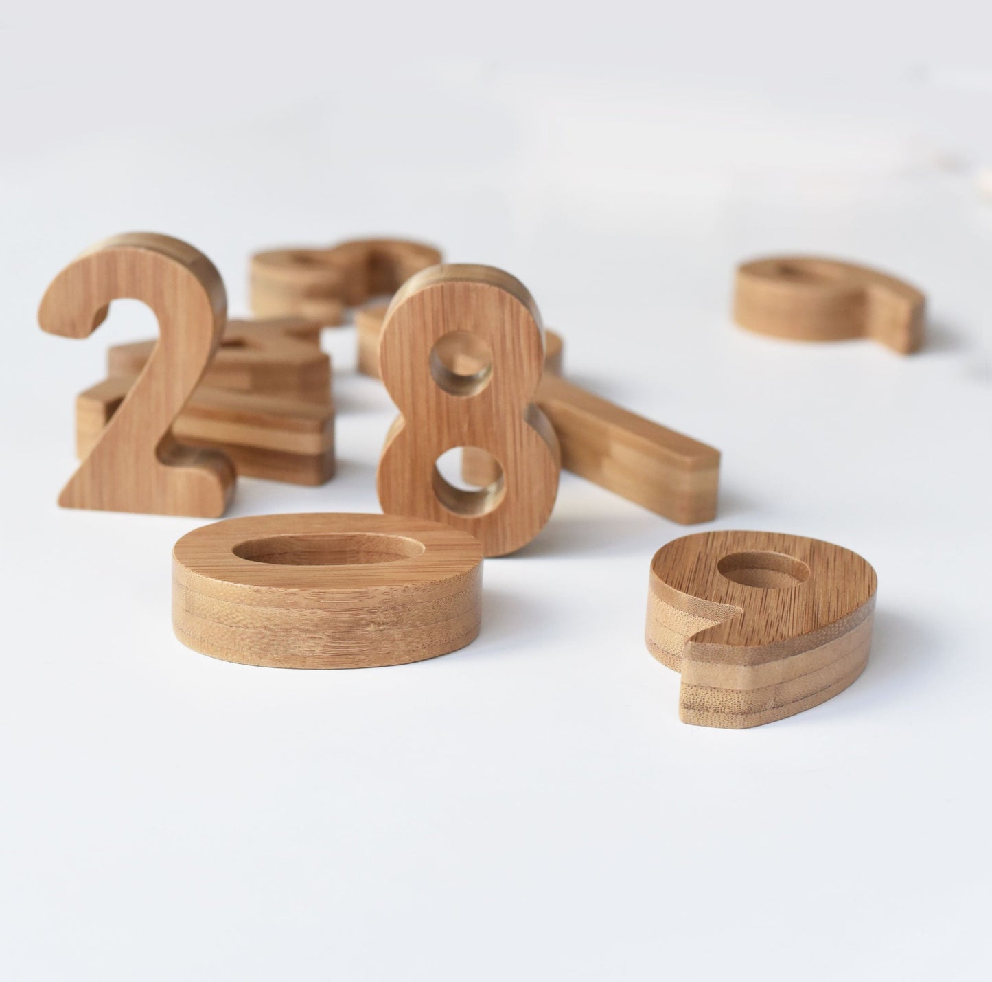 Bamboo number set - The Nurturing Nook