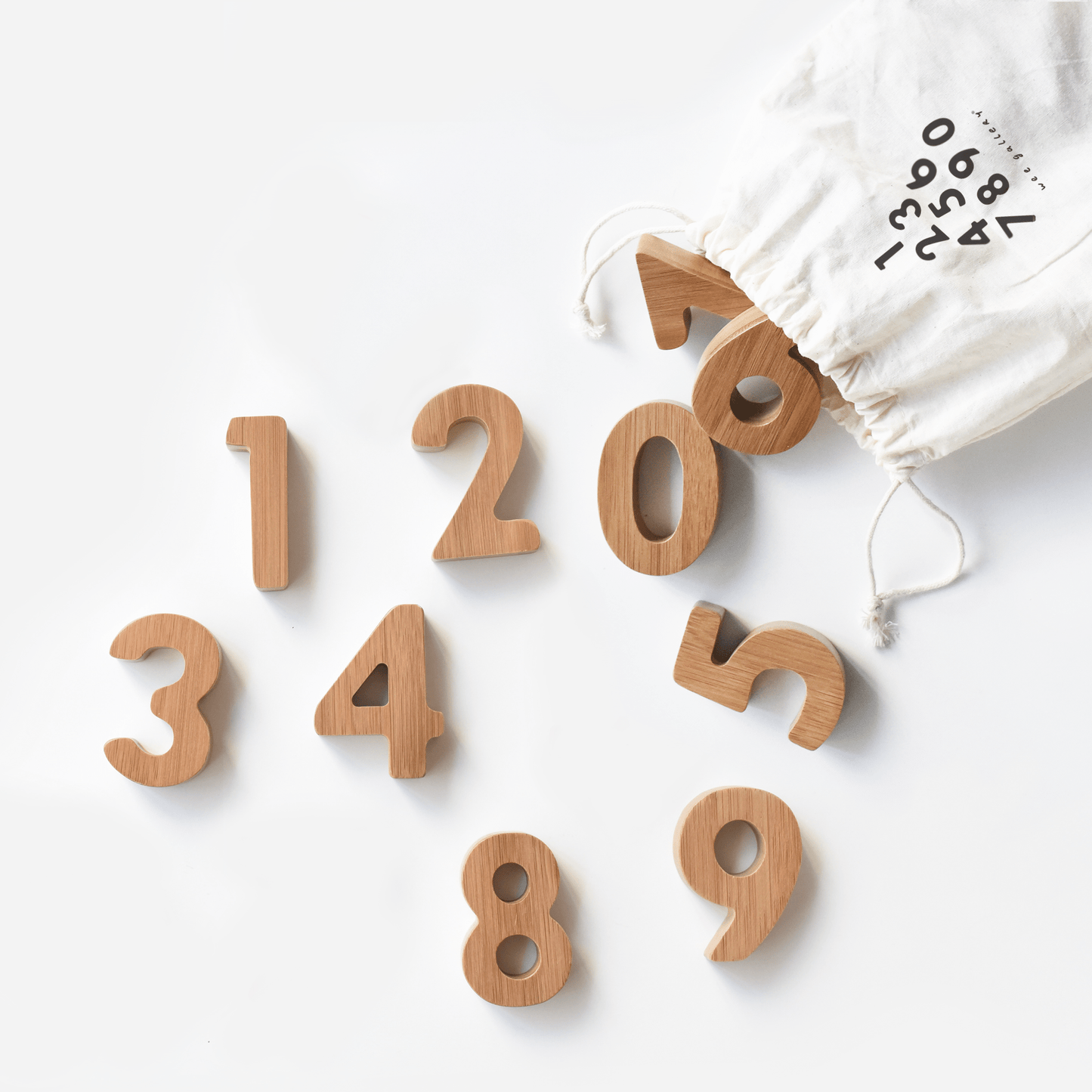 Bamboo number set - The Nurturing Nook
