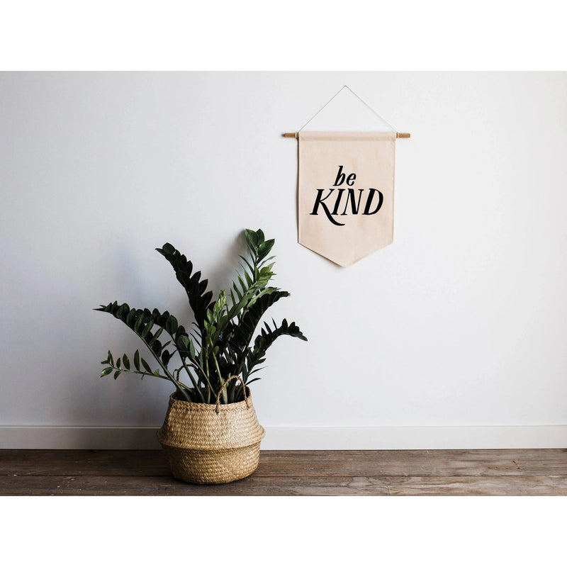 Be kind canvas banner