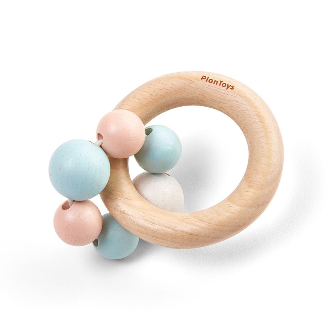 Beads Rattle - Pastel - The Nurturing Nook