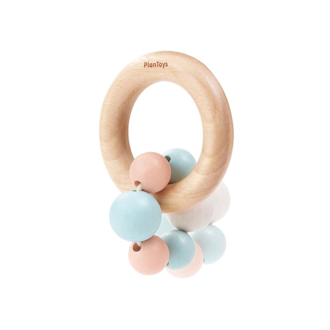 Beads Rattle - Pastel - The Nurturing Nook