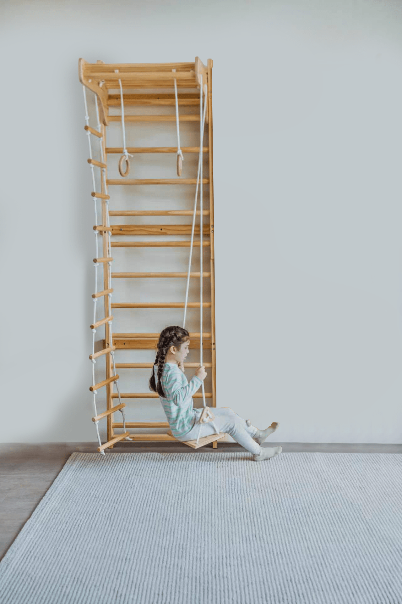 Betula Swedish wall ladder and climber - The Nurturing Nook