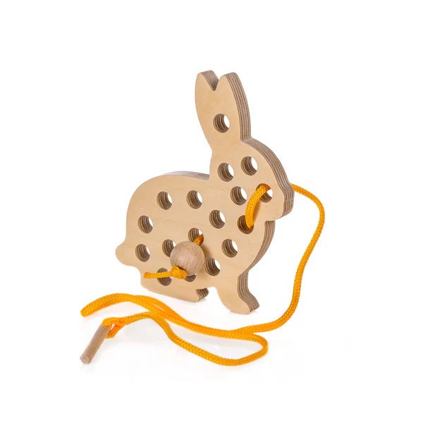 Bunny lacing toy