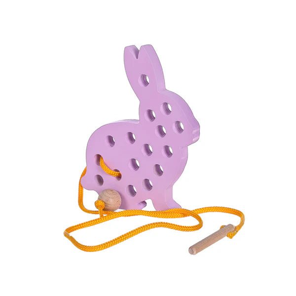 Bunny Lacing Toy - The Nurturing Nook