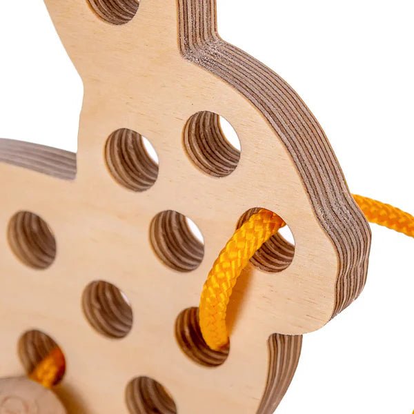 Bunny Lacing Toy - The Nurturing Nook