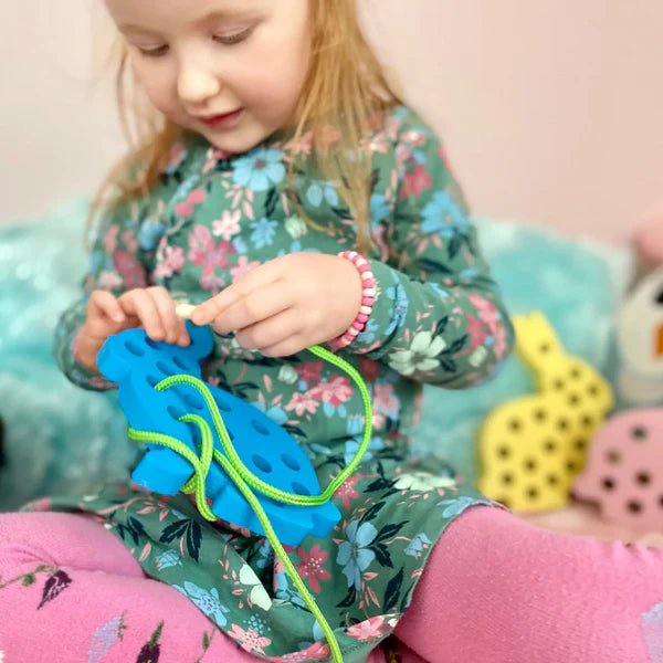 Bunny Lacing Toy - The Nurturing Nook