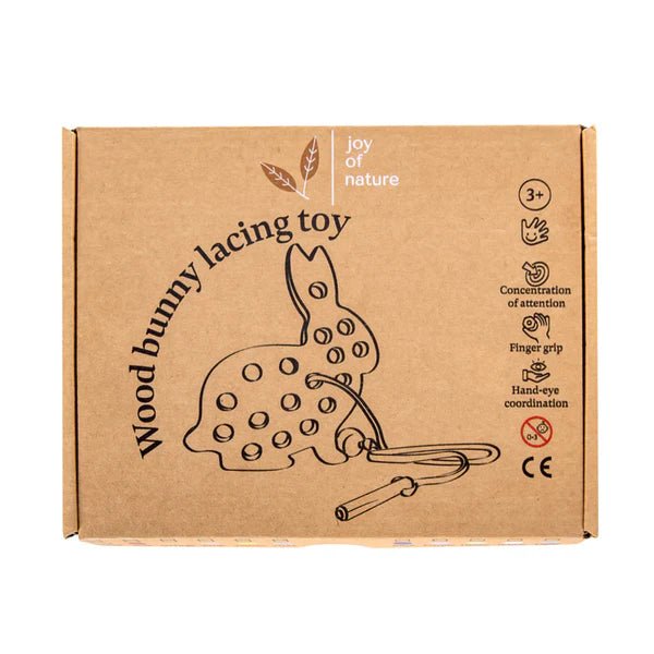 Bunny Lacing Toy - The Nurturing Nook